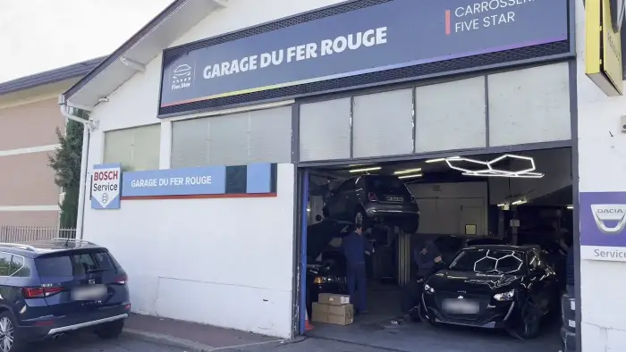 Façade du garage